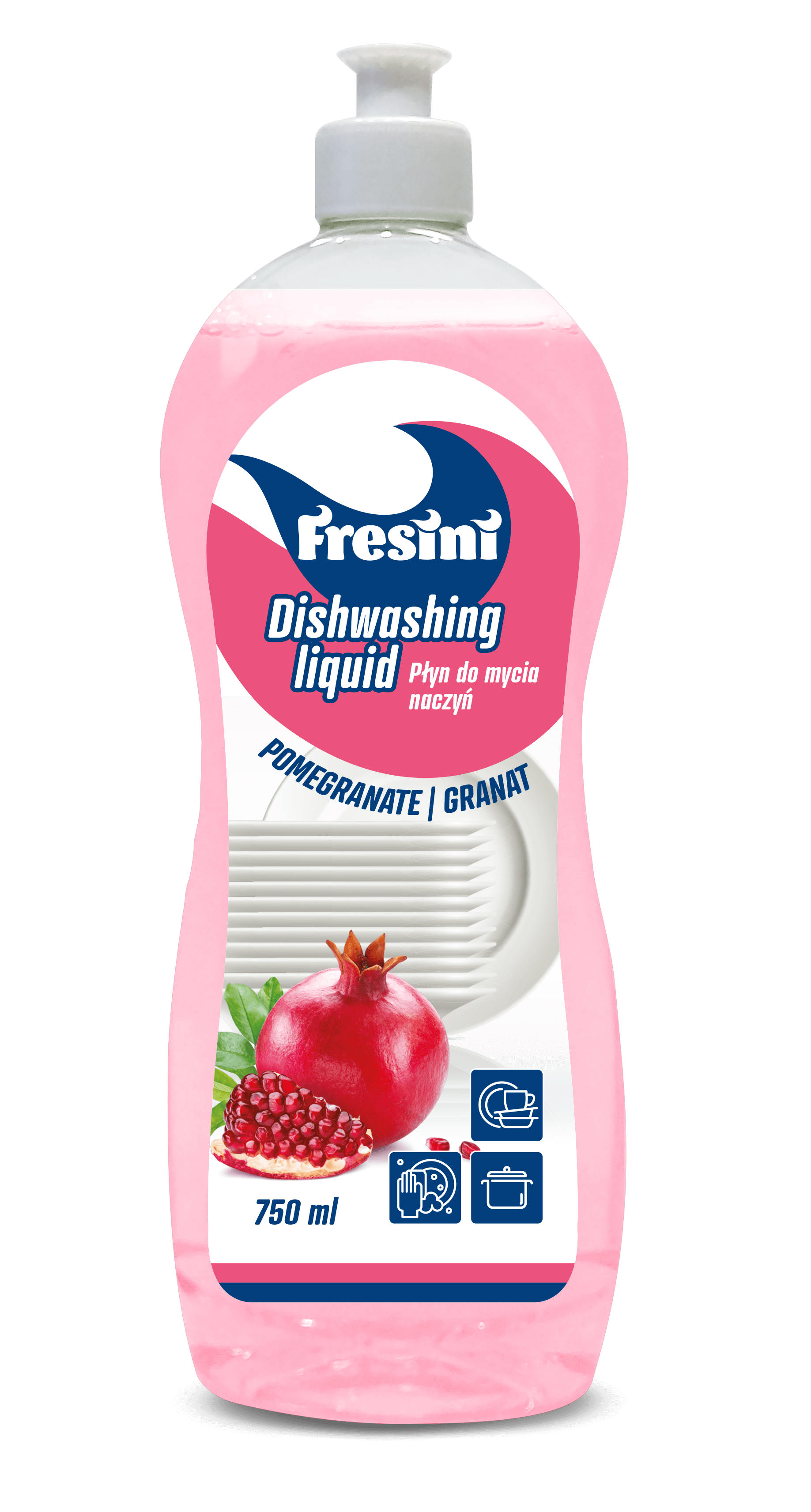 FRESINI BASIC prostriedok na umývanie riadu GRANÁTOVÉ JABLKO